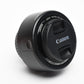 Canon EF 28mm f2.8 wide angle lens w/EW-65II lens hood, NIce and sharp