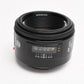 Minolta Maxxum 50mm F1.7 AF Lens, Clean