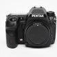 Pentax K5 II DSLR Body, 143K Acts, Batt, charger, Tested, Great!