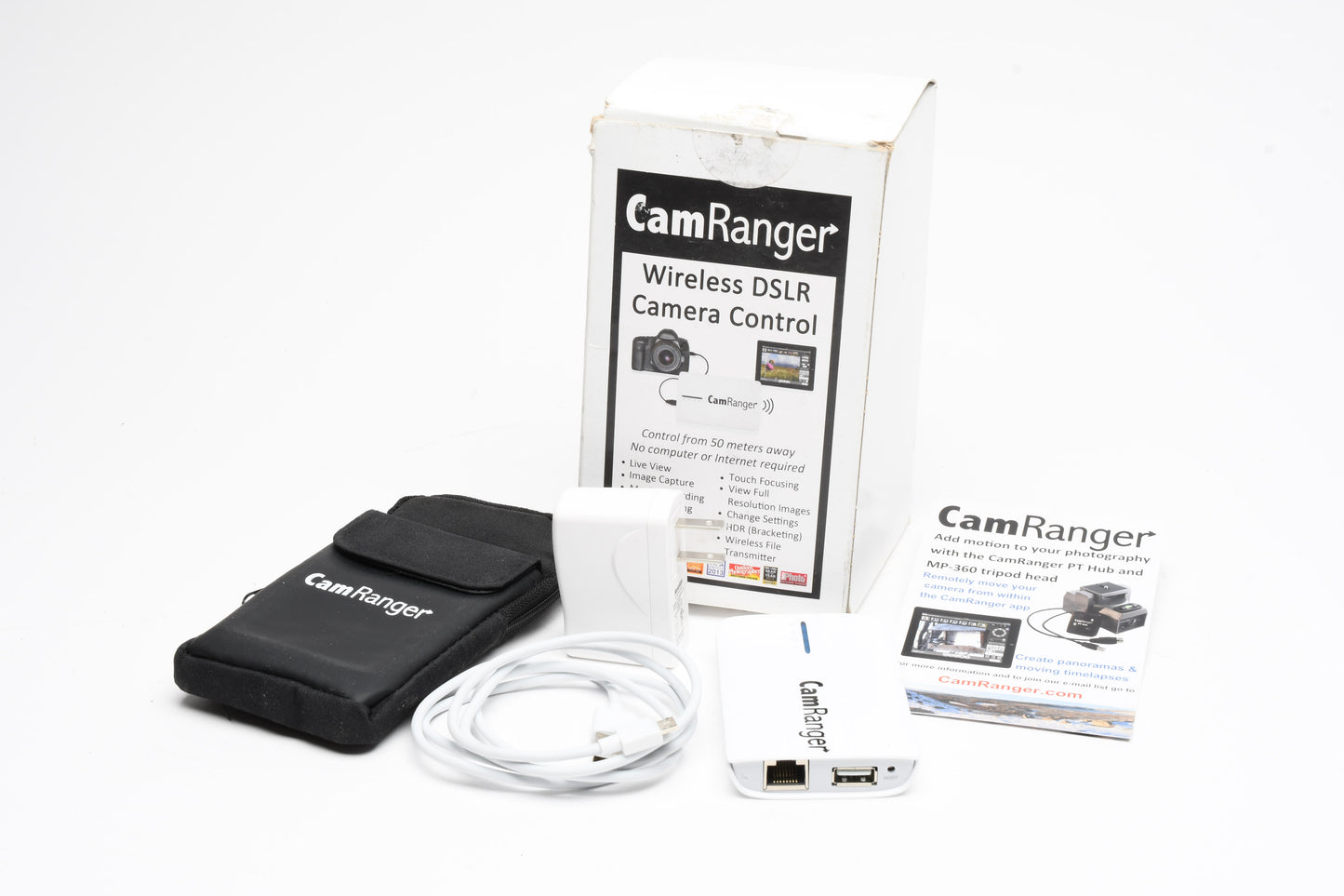 CamRanger Wireless DSLR Camera Control w/Cables, Case, Boxed