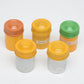 5X metal film canister for 35mm film, clean (4x Kodak 1x unbranded)