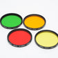 Hoya 52mm Set of 4 B&W Contrast Filter Set [Y(K2), R(25A), O(G), G(X1)]