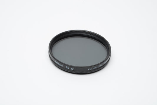 Heliopan ES 62 Pol circ. 2.5x 62mm CPOL filter w/ jewel case