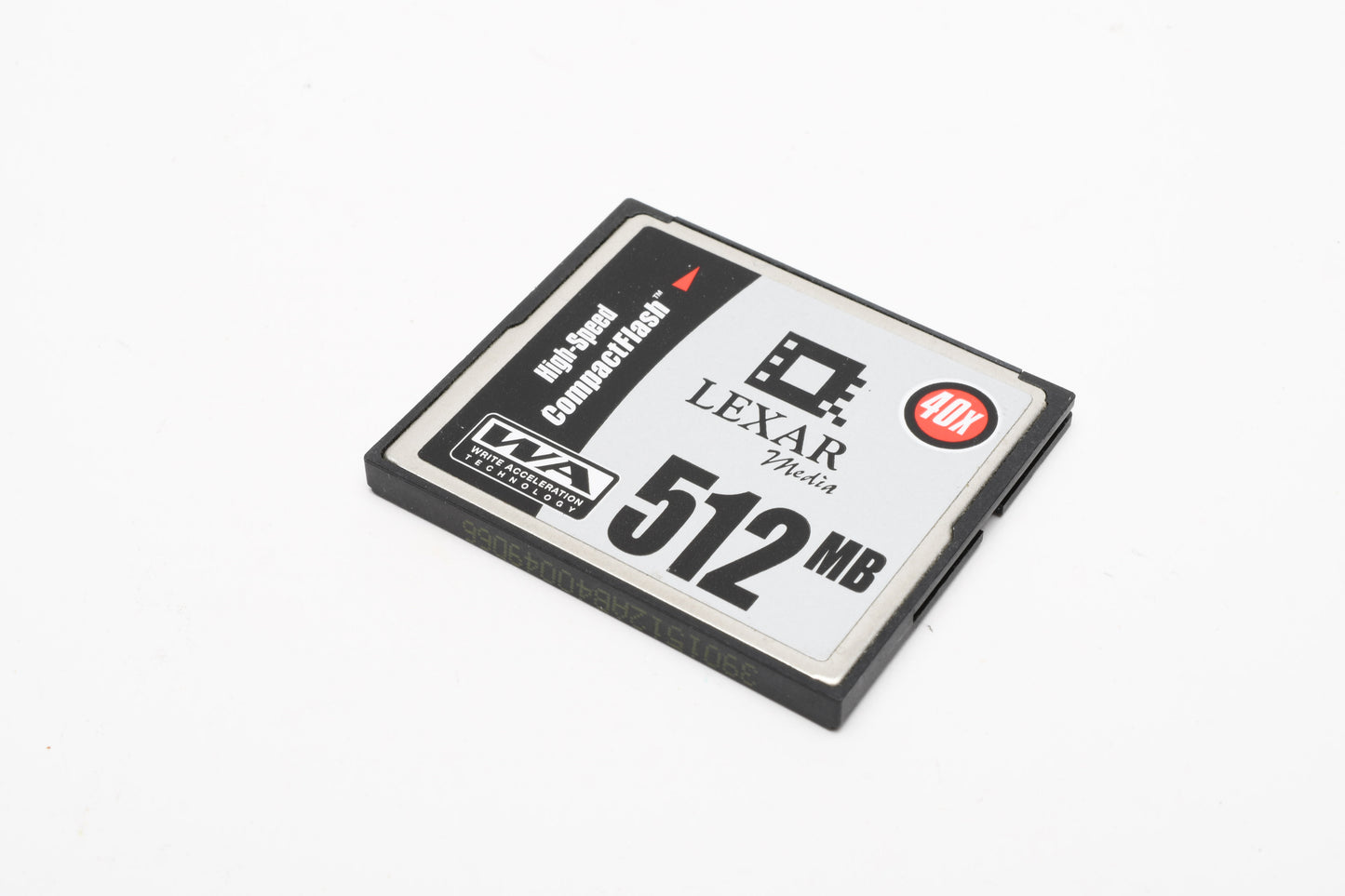 Lexar 512MB CF Flash card 40X - Formatted