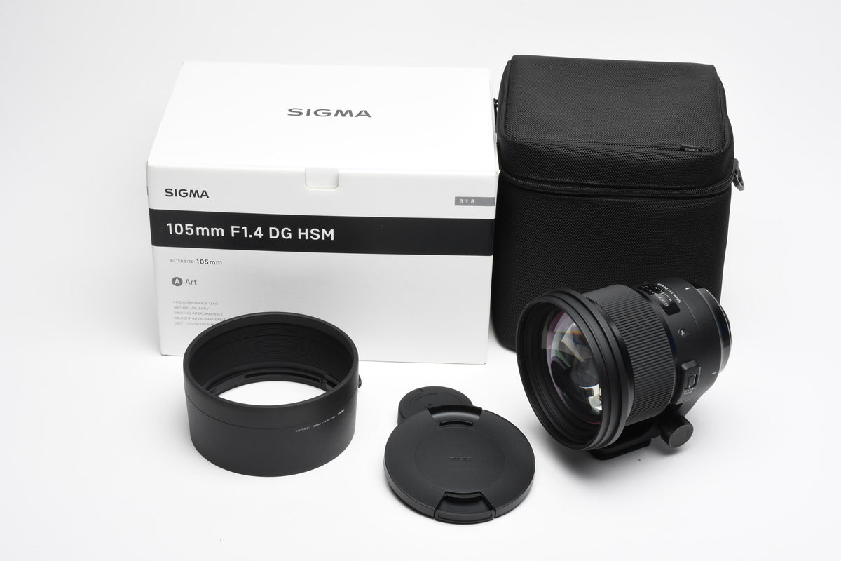 Sigma 105mm F1.4 DG HSM Art Lens For Nikon, Open Box, USA
