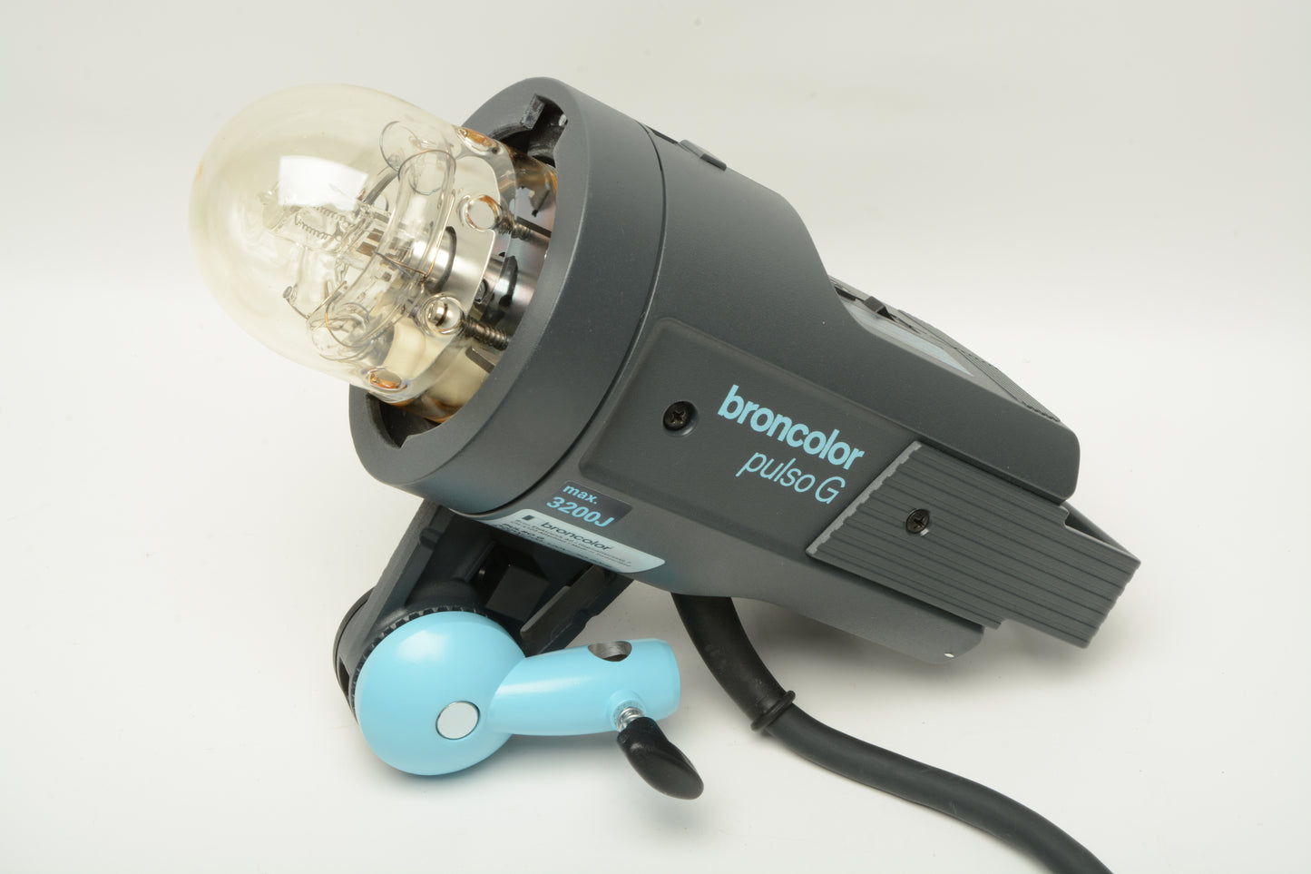 Broncolor Pulso G 3200 Focusing Lamphead w/16' Cord B-32.116.07 Mint-