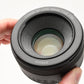 Canon EF 50mm f1.8 STM prime lens, caps, barely used, Mint-