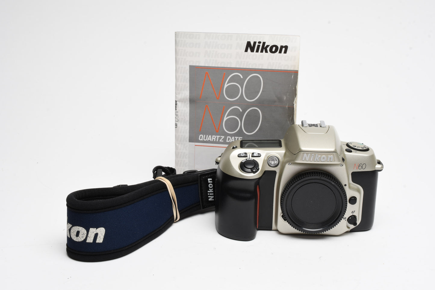 Nikon N60 35mm SLR Body Only, Very clean & Tested + Manual, Strap