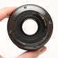 Canon EF 50mm f1.8 STM prime lens, caps, barely used, Mint-