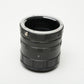 Manual extension tube set of 3 rings for Canon EF ~7cm, very clean