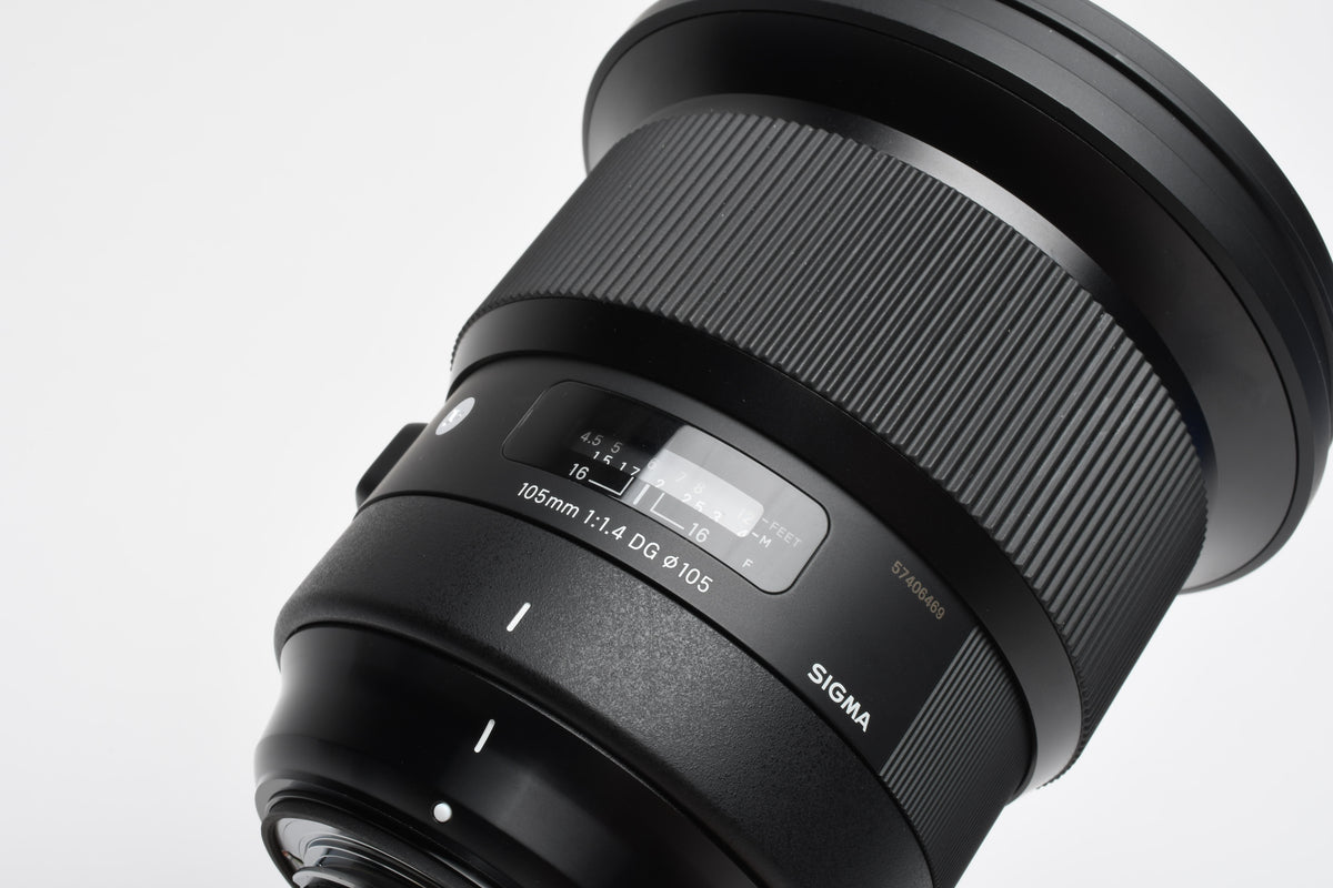 Sigma 105mm F1.4 DG HSM Art Lens For Nikon, Open Box, USA