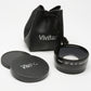 Vivitar HD4 high Definition .43X Wide Angle converter for 58mm w/Caps, pouch