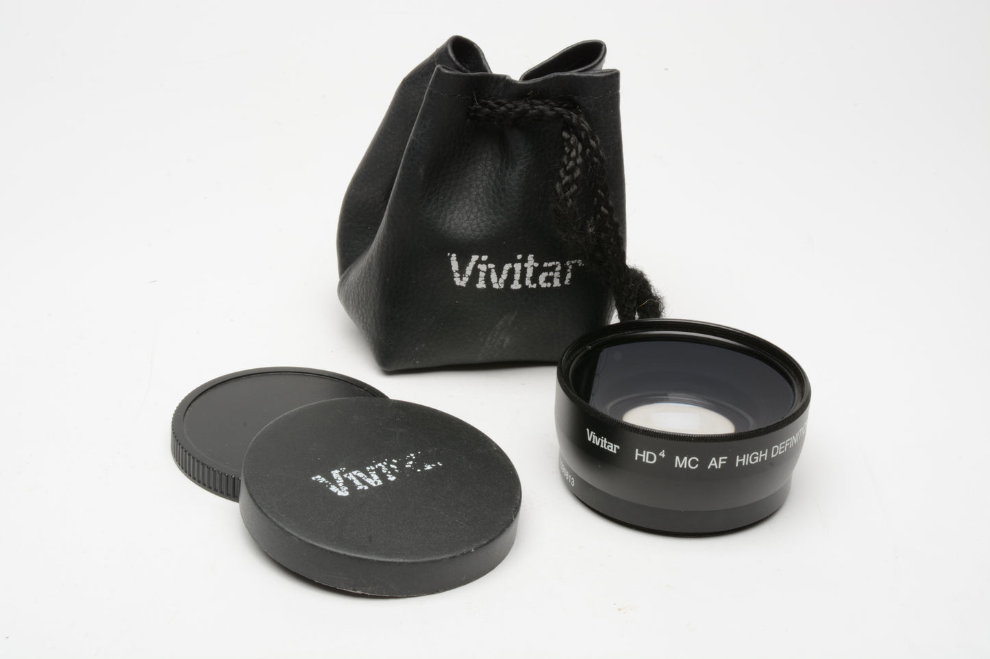 Vivitar HD4 high Definition .43X Wide Angle converter for 58mm w/Caps, pouch