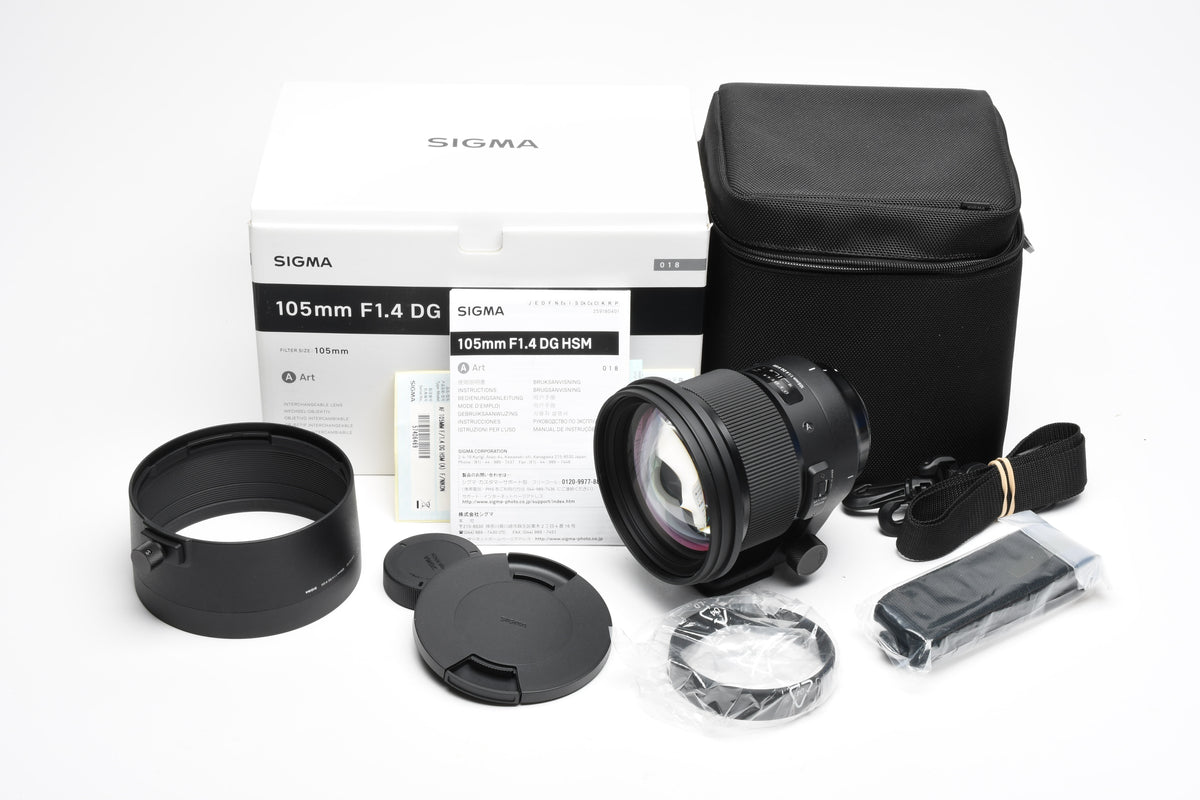 Sigma 105mm F1.4 DG HSM Art Lens For Nikon, Open Box, USA
