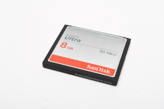 Sandisk 8GB Ultra CF Flash card 50 MB/s - Formatted