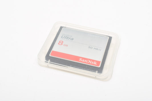 Sandisk 8GB Ultra CF Flash card 50 MB/s - Formatted