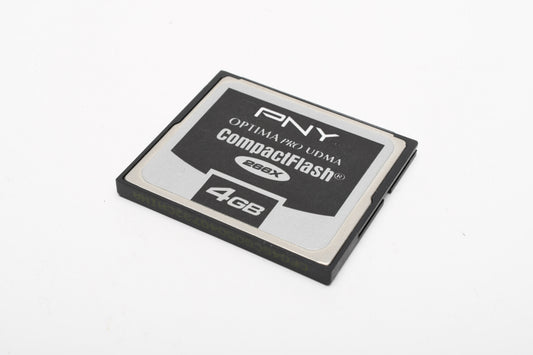 PNY 4GB Optima Pro UDMA CF Flash card 266X - Formatted