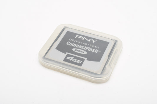 PNY 4GB Optima Pro UDMA CF Flash card 266X - Formatted
