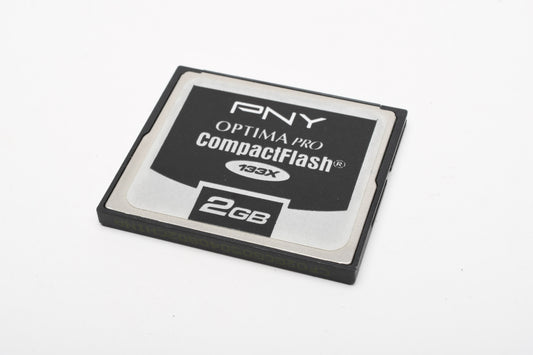 PNY 2GB Optima Pro CF Flash card 133X - Formatted