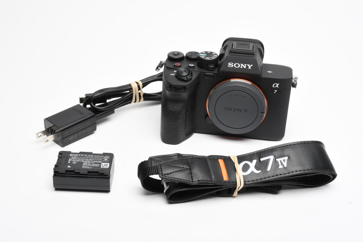 Sony A7 IV Mirrorless body, Batt+USB+strap ONLY 182 Acts!!