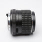 Pentax-M SMC 100mm F2.8 PK Mount lens, w/Caps, Case, Mint-