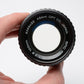 Pentax-M SMC 100mm F2.8 PK Mount lens, w/Caps, Case, Mint-