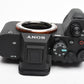 Sony A7 IV Mirrorless body, Batt+USB+strap ONLY 182 Acts!!