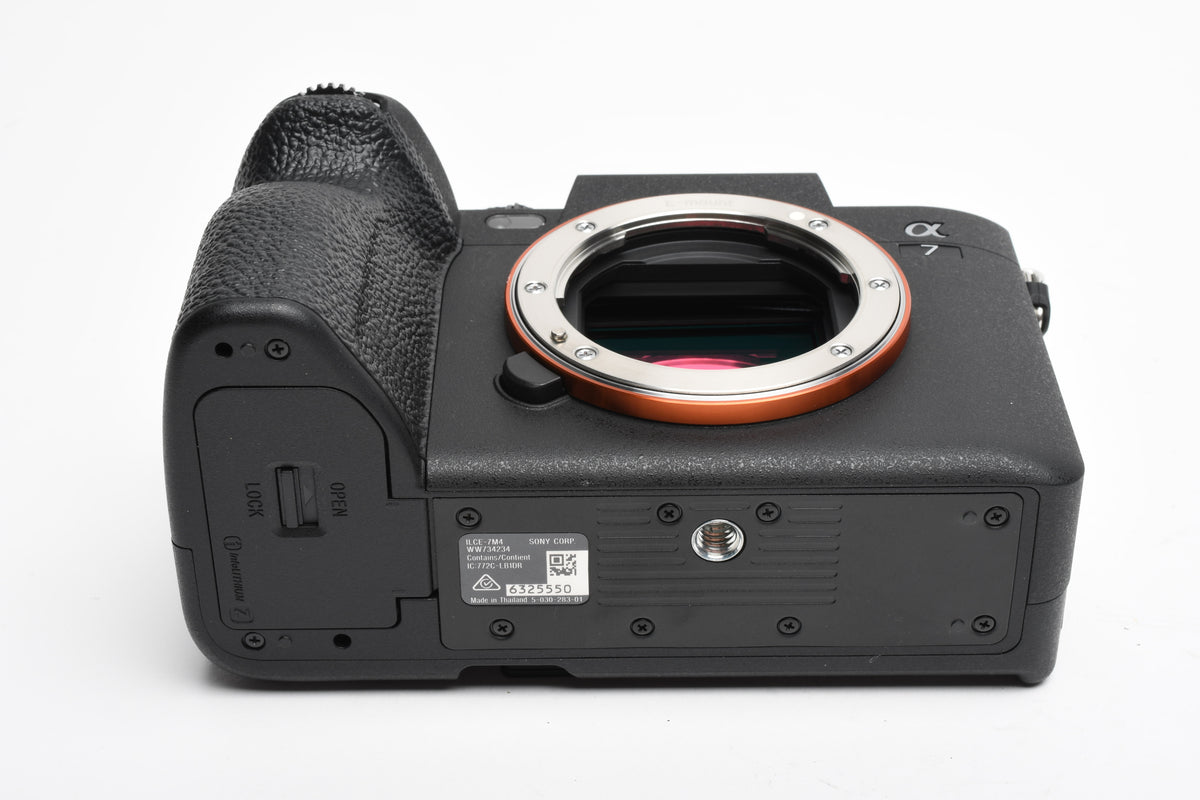 Sony A7 IV Mirrorless body, Batt+USB+strap ONLY 182 Acts!!