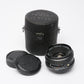 Pentax SMC 35mm F3.5 PK Mount lens, clean and sharp, w/Caps, case, Mint-