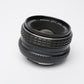 Pentax SMC 35mm F3.5 PK Mount lens, clean and sharp, w/Caps, case, Mint-