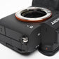 Sony A7 IV Mirrorless body, Batt+USB+strap ONLY 182 Acts!!