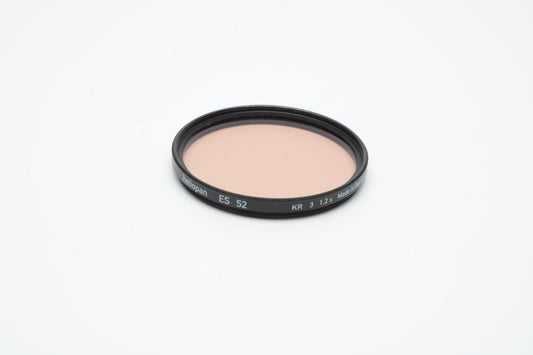 Heliopan ES 52 KR 3 1.2x 52mm warming filter w/ jewel case