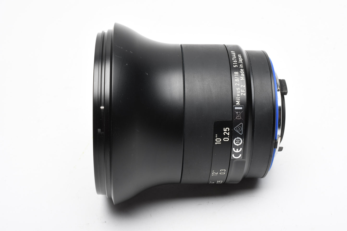 Zeiss Milvus 18mm f2.8 ZF.2 Lens for Nikon F #2111-789, Mint, Boxed