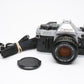 Canon AE-1 35mm SLR Camera w/50mm f/1.8 Lens, New Seals! Very clean!