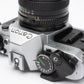 Canon AE-1 35mm SLR Camera w/50mm f/1.8 Lens, New Seals! Very clean!