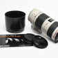 Canon EF 70-200mm f4L IS USM zoom, caps, tripod Mount, Sharp! Mint-
