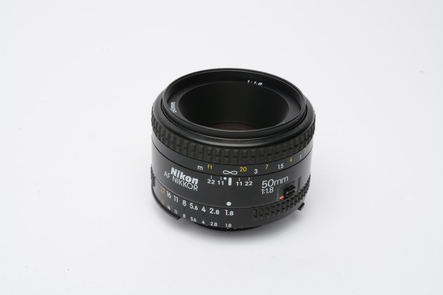 Nikon AF 50mm f1.8mm Prime Lens For Nikon F Mount , w/UV filter, Mint-