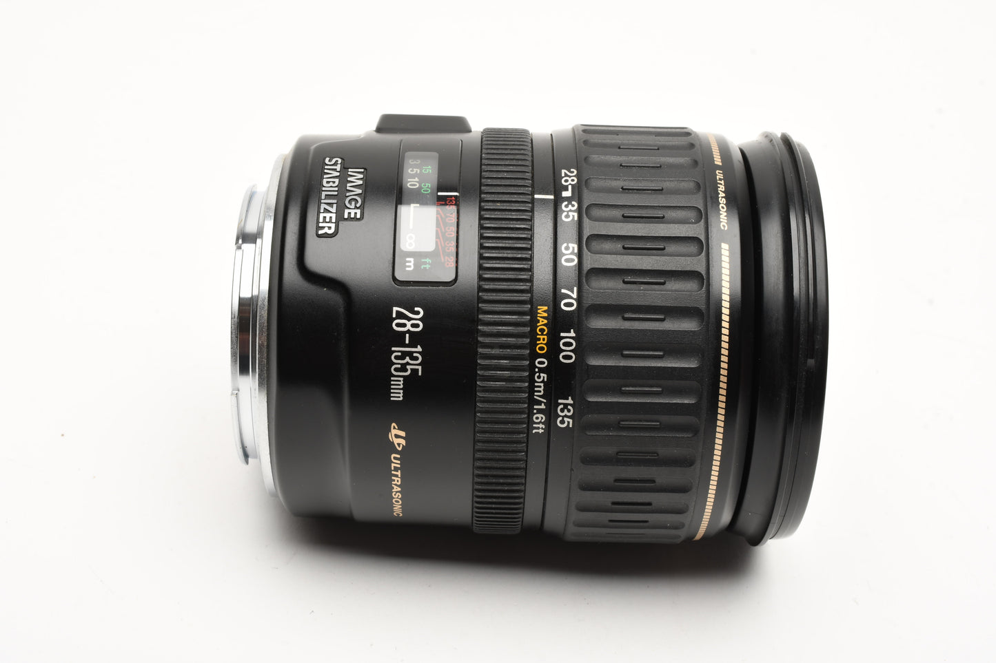 Canon EF 28-135mm f3.5-5.6 IS USM zoom lens, caps + UV filter, Great!