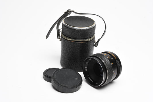 Kaligar 35mm f2.8 Prime lens, M42 Mount, Caps+Case Clean!