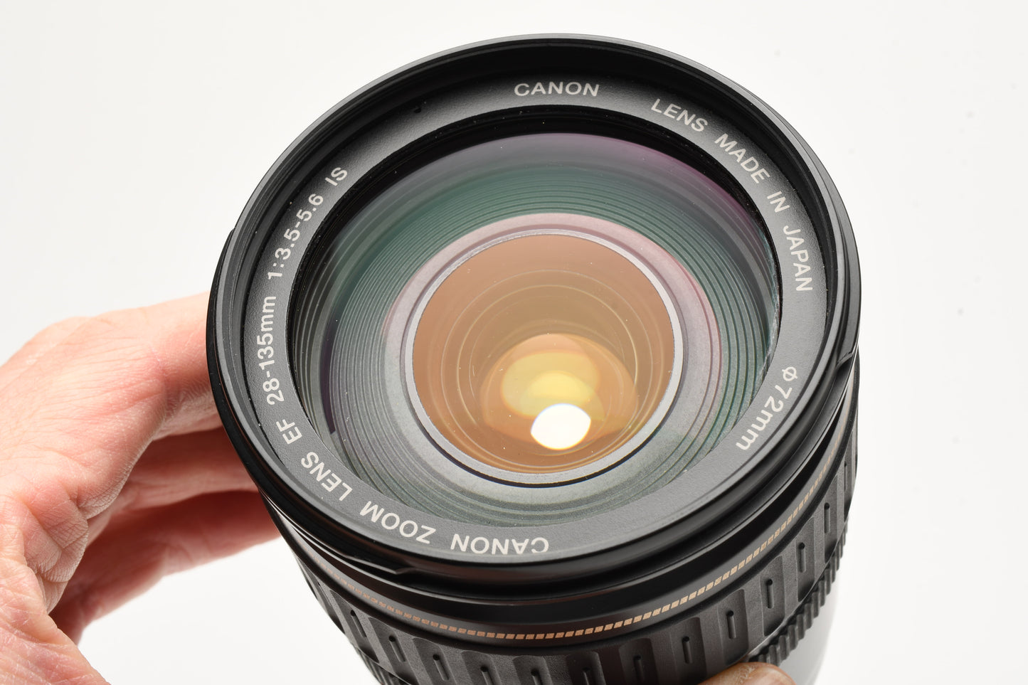 Canon EF 28-135mm f3.5-5.6 IS USM zoom lens, caps + UV filter, Great!