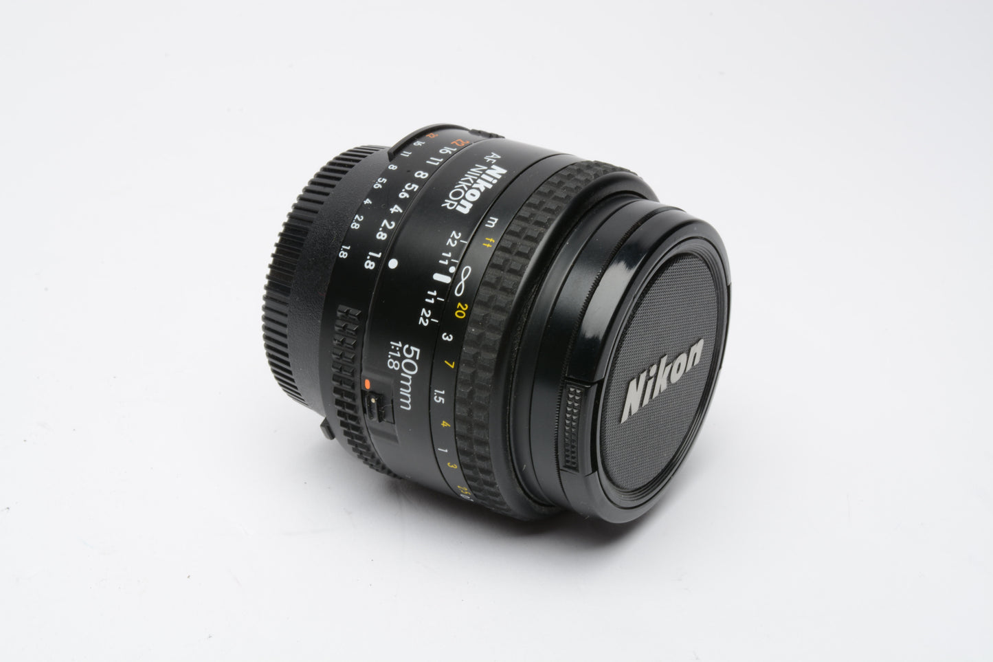 Nikon AF 50mm f1.8mm Prime Lens For Nikon F Mount , w/UV filter, Mint-