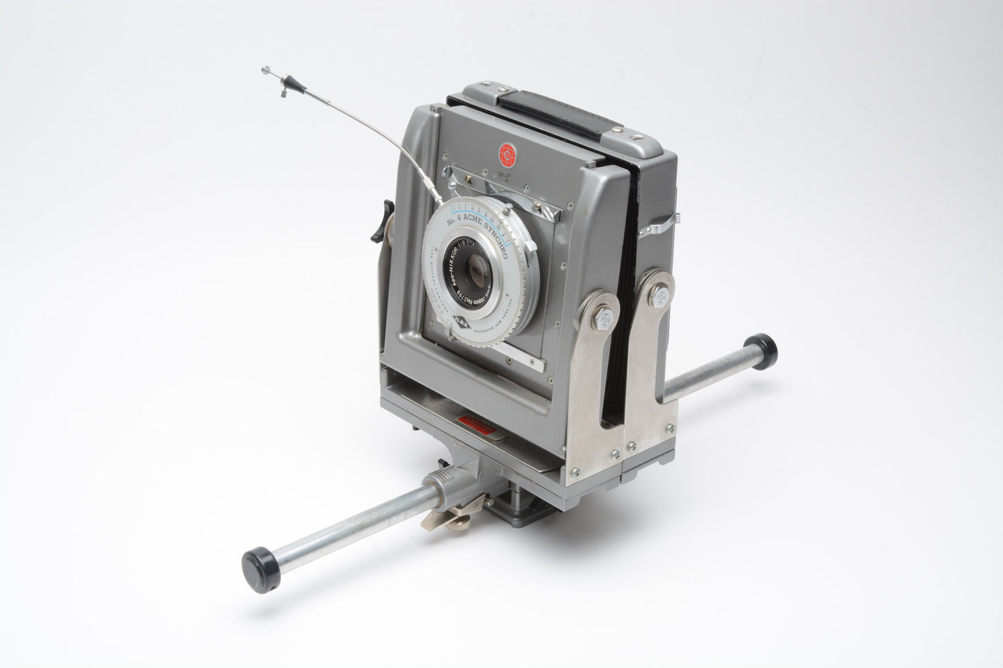 Calumet 4x5 Monorail Large Format Camera w/Apo Nikkor 21cm f9, Ilex Shutter