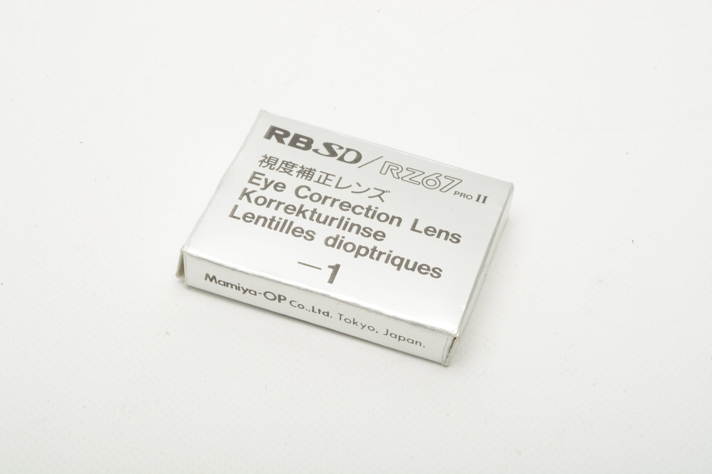 Mamiya RZ67 -1 Diopter, Mint in box