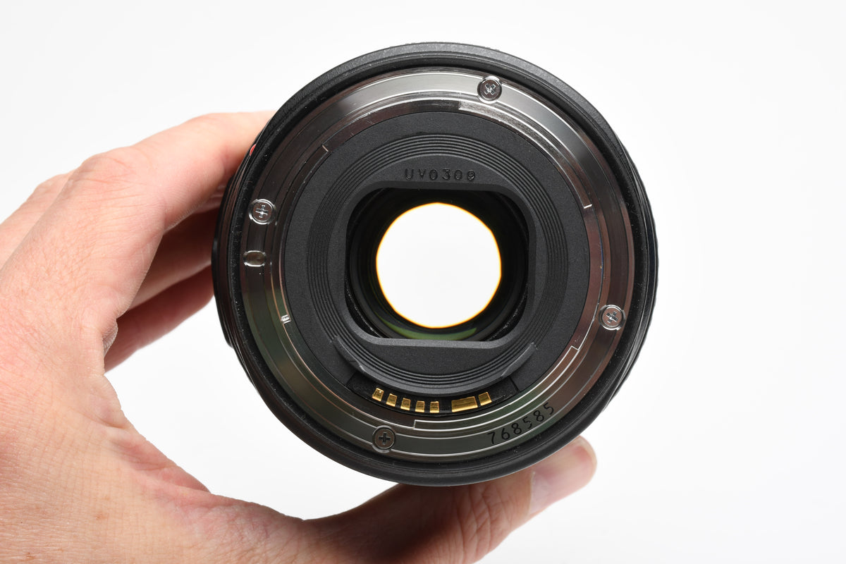 Canon EF 24-105mm f4L IS USM zoom lens, Caps, Hood, Nice