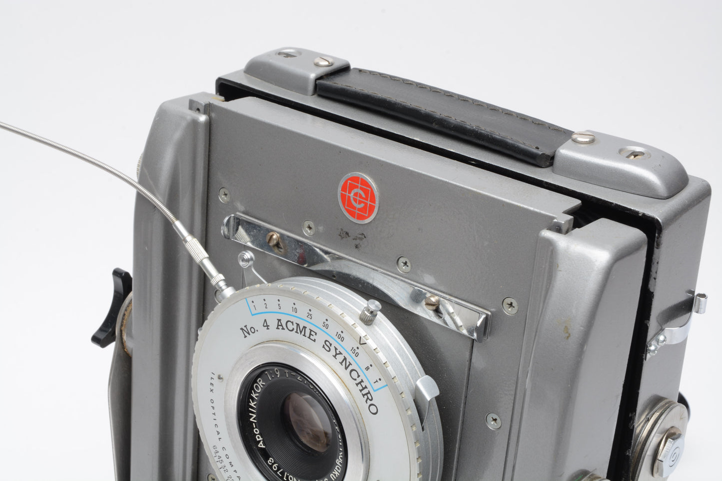 Calumet 4x5 Monorail Large Format Camera w/Apo Nikkor 21cm f9, Ilex Shutter