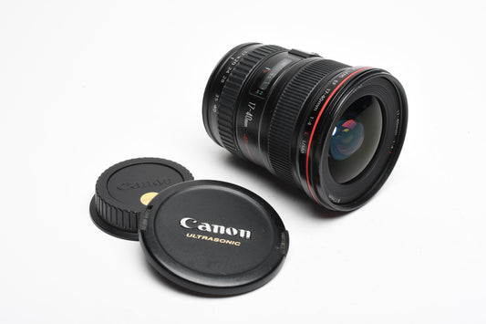 Canon EF 17-40mm f4L, Caps, very clean & sharp!