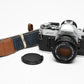 Canon AE-1 35mm SLR Camera w/50mm f1.8 Lens, New Seals! +Eyecup