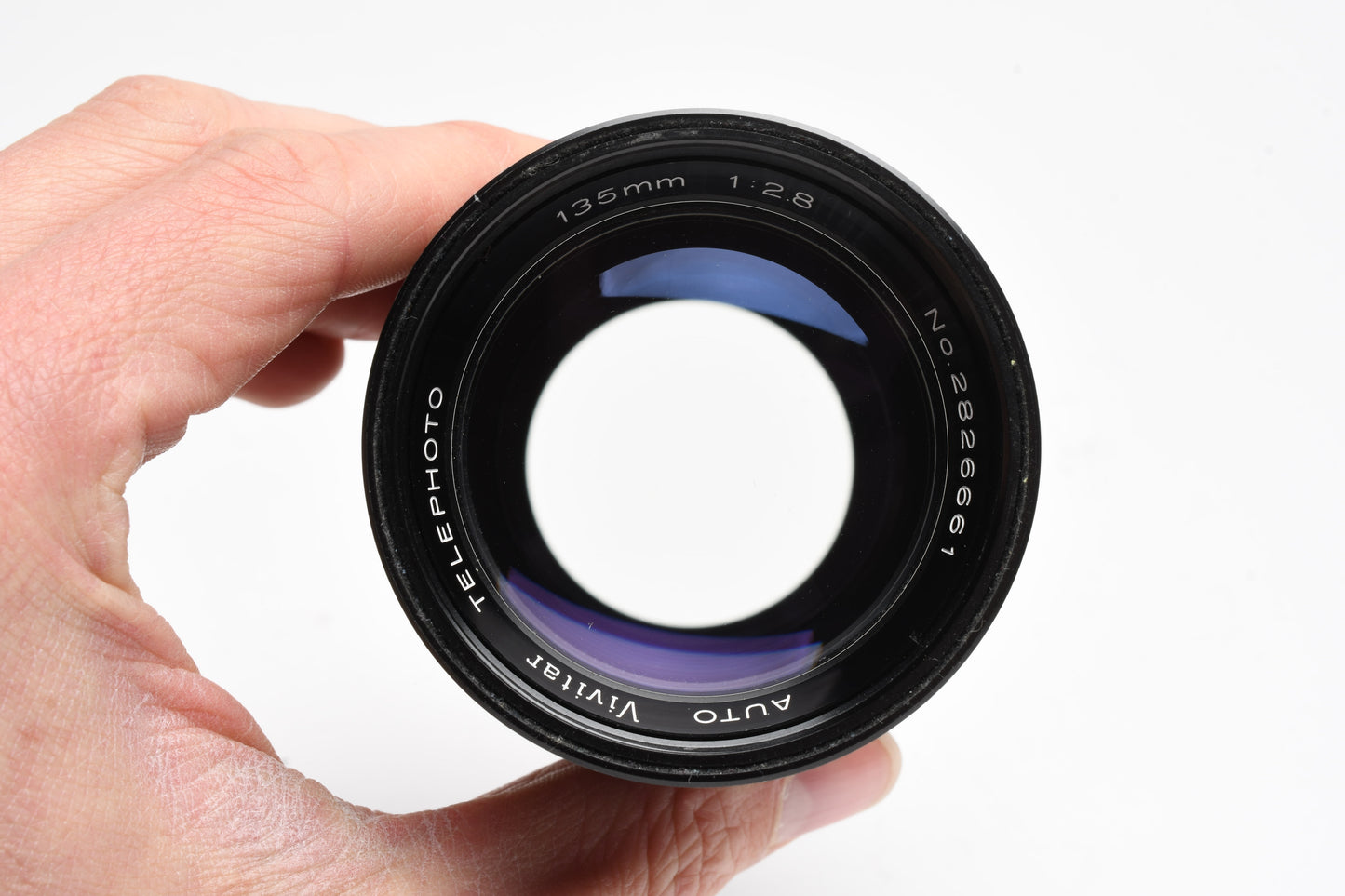 Vivitar 135mm f2.8 Prime Portrait lens, M42 Mount, Caps+Case, Clean!