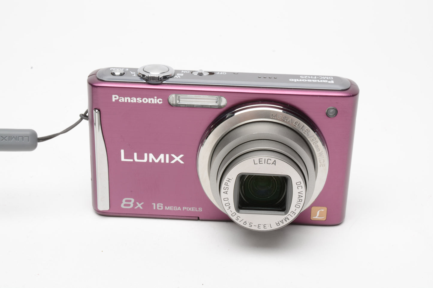 Panasonic Lumix DMC-FH25 16MP Digital Point&Shoot w/Leica lens, tested, great