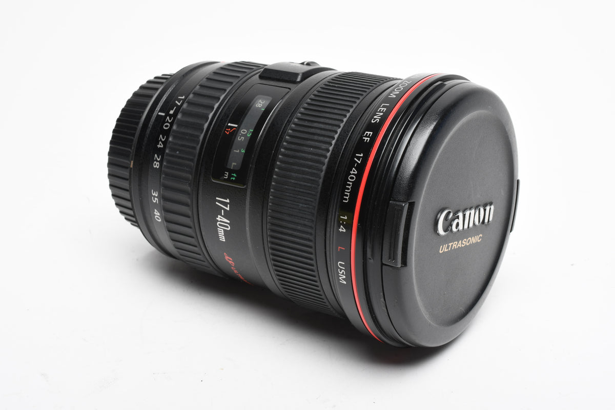 Canon EF 17-40mm f4L, Caps, very clean & sharp!